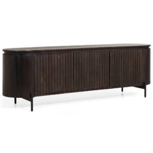 Tvmeubel Valletta 175cm | Donkerbruin