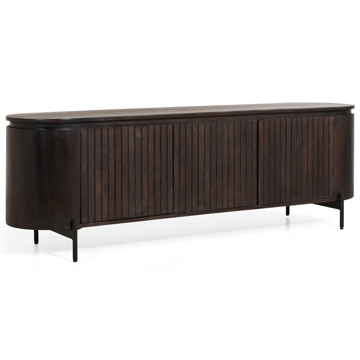 Tvmeubel Valletta 175cm | Donkerbruin