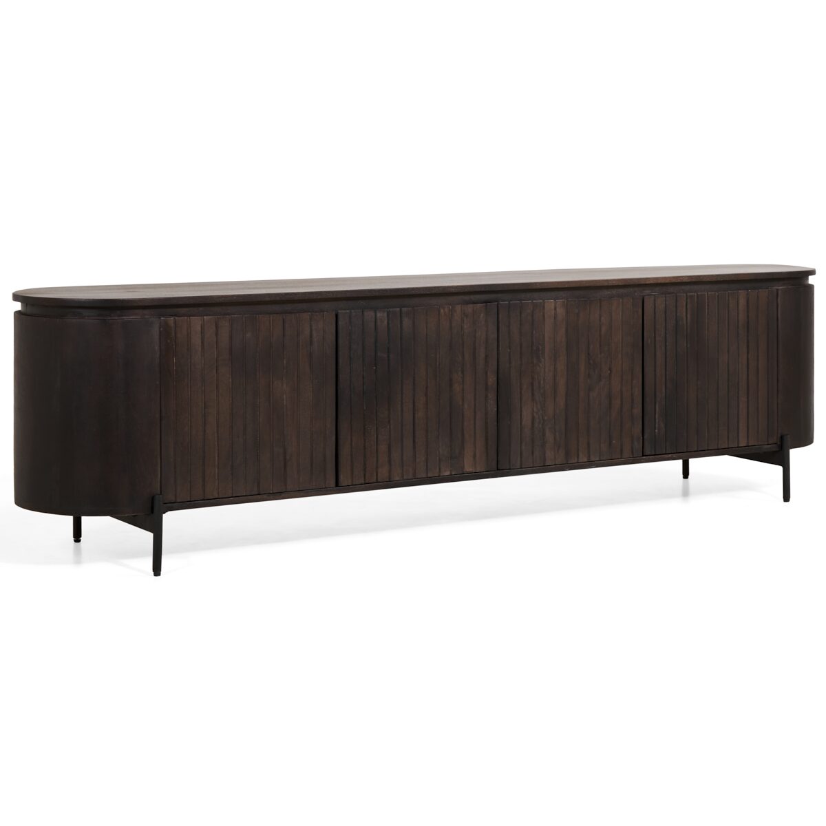 Tvmeubel Valletta 210cm | Donkerbruin