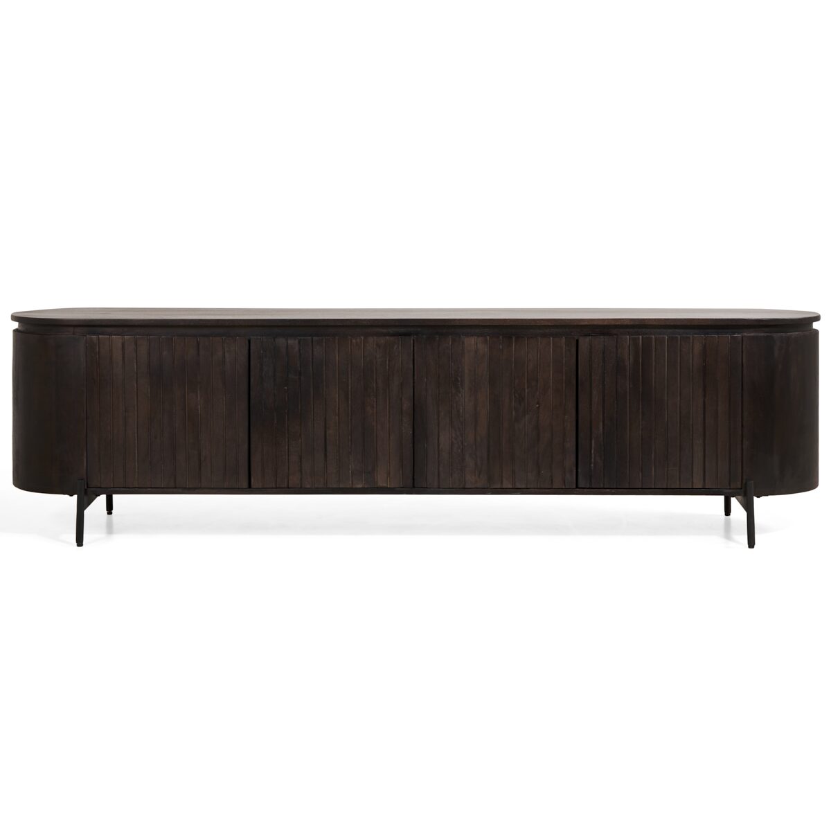 Tvmeubel Valletta 210cm | Donkerbruin