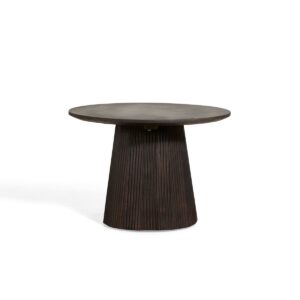 Salontafel Valletta ø60cm | Donkerbruin