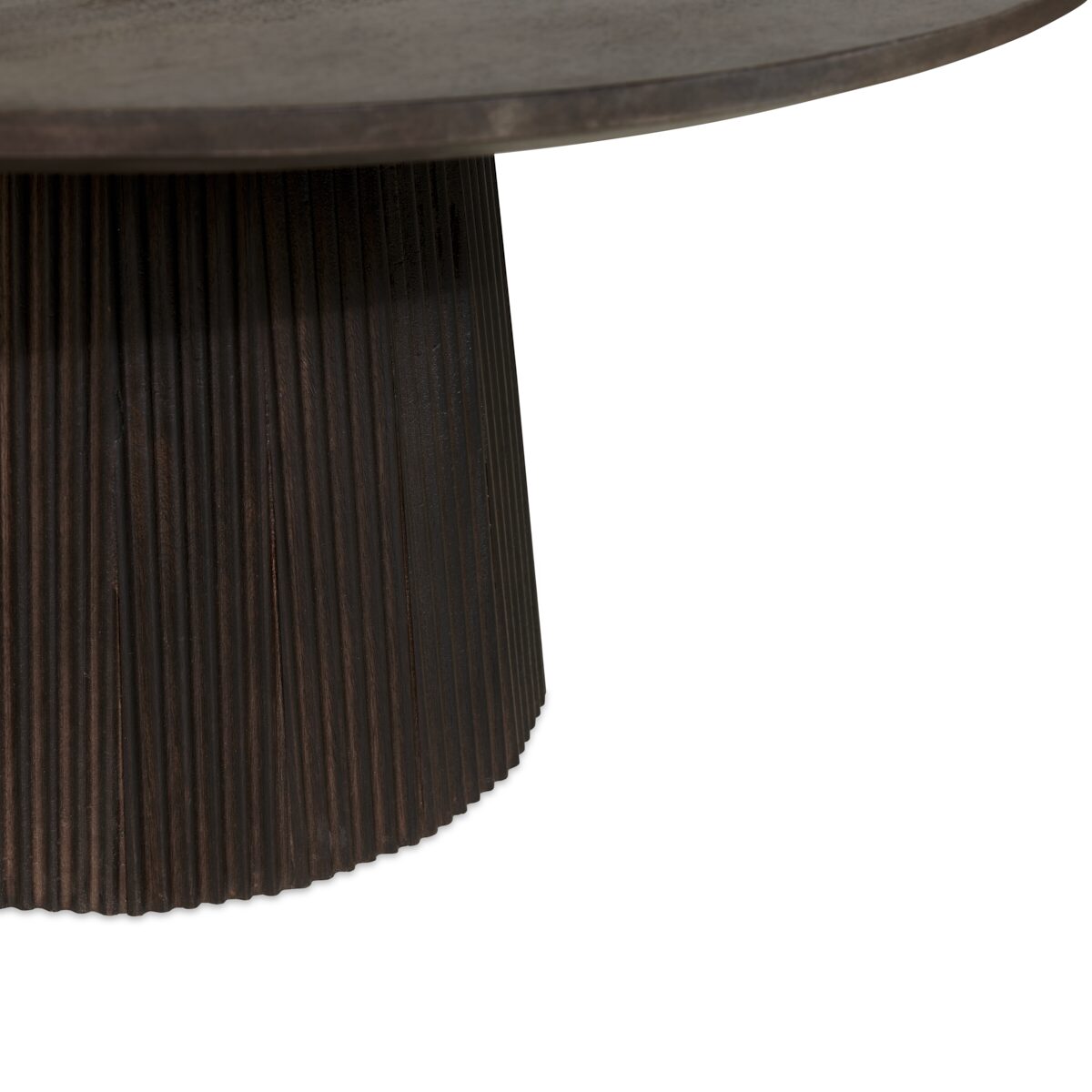 Salontafel Valletta ø60cm | Donkerbruin