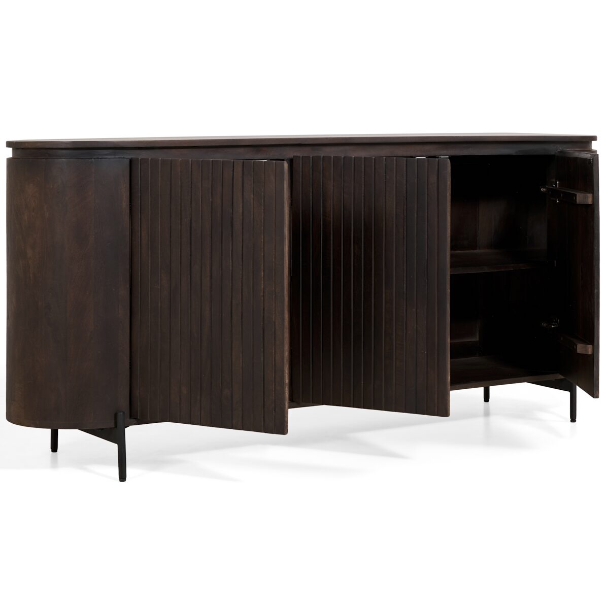 Dressoir Valletta 180cm | Donkerbruin