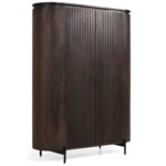 Wandkast Valletta 115cm | Donkerbruin