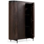 Wandkast Valletta 115cm | Donkerbruin