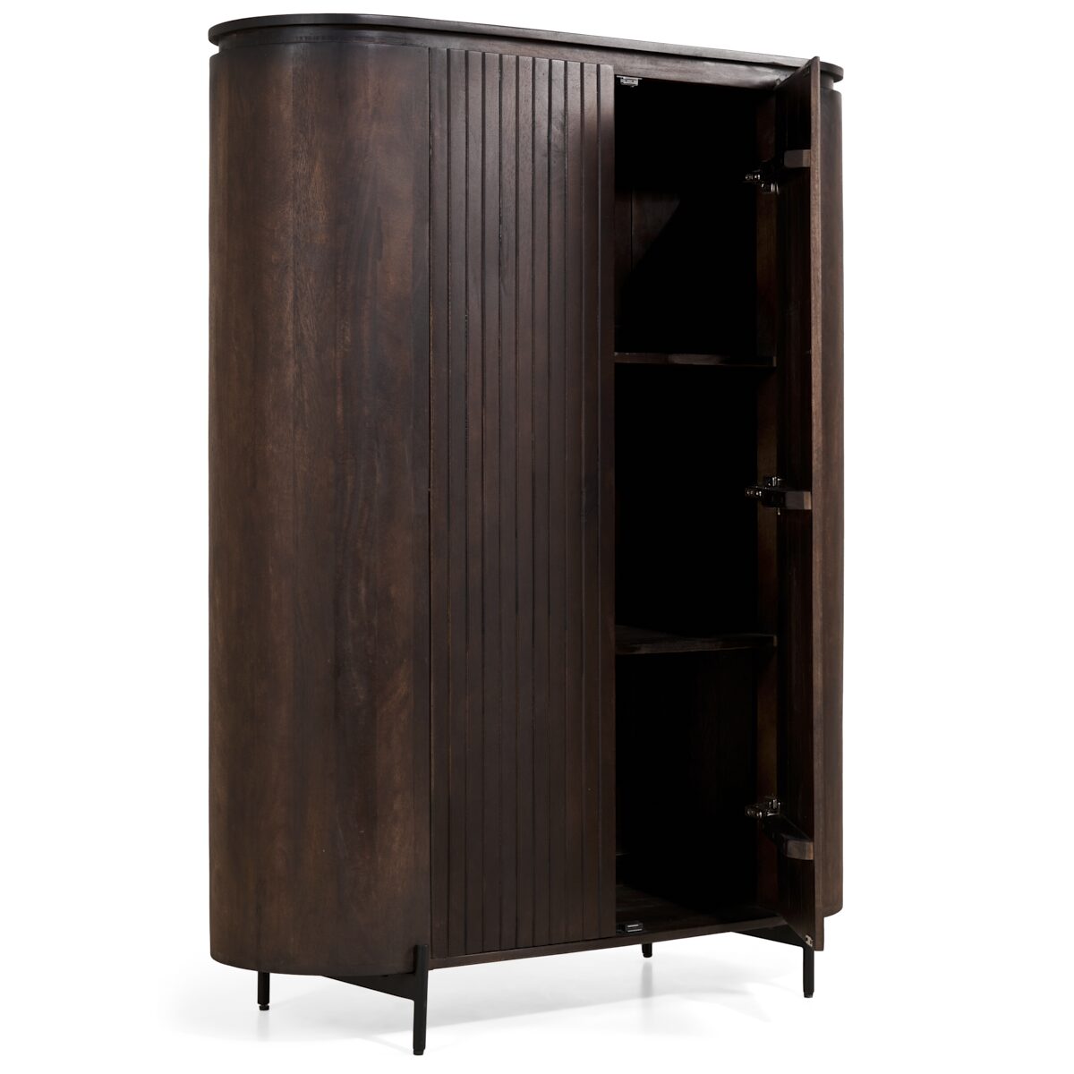 Wandkast Valletta 115cm | Donkerbruin