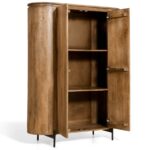 Wandkast Valletta 115cm | Lichtbruin