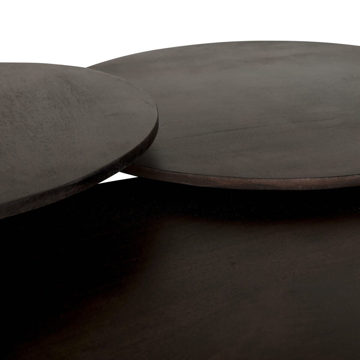 Salontafel Valletta ø50cm | Donkerbruin