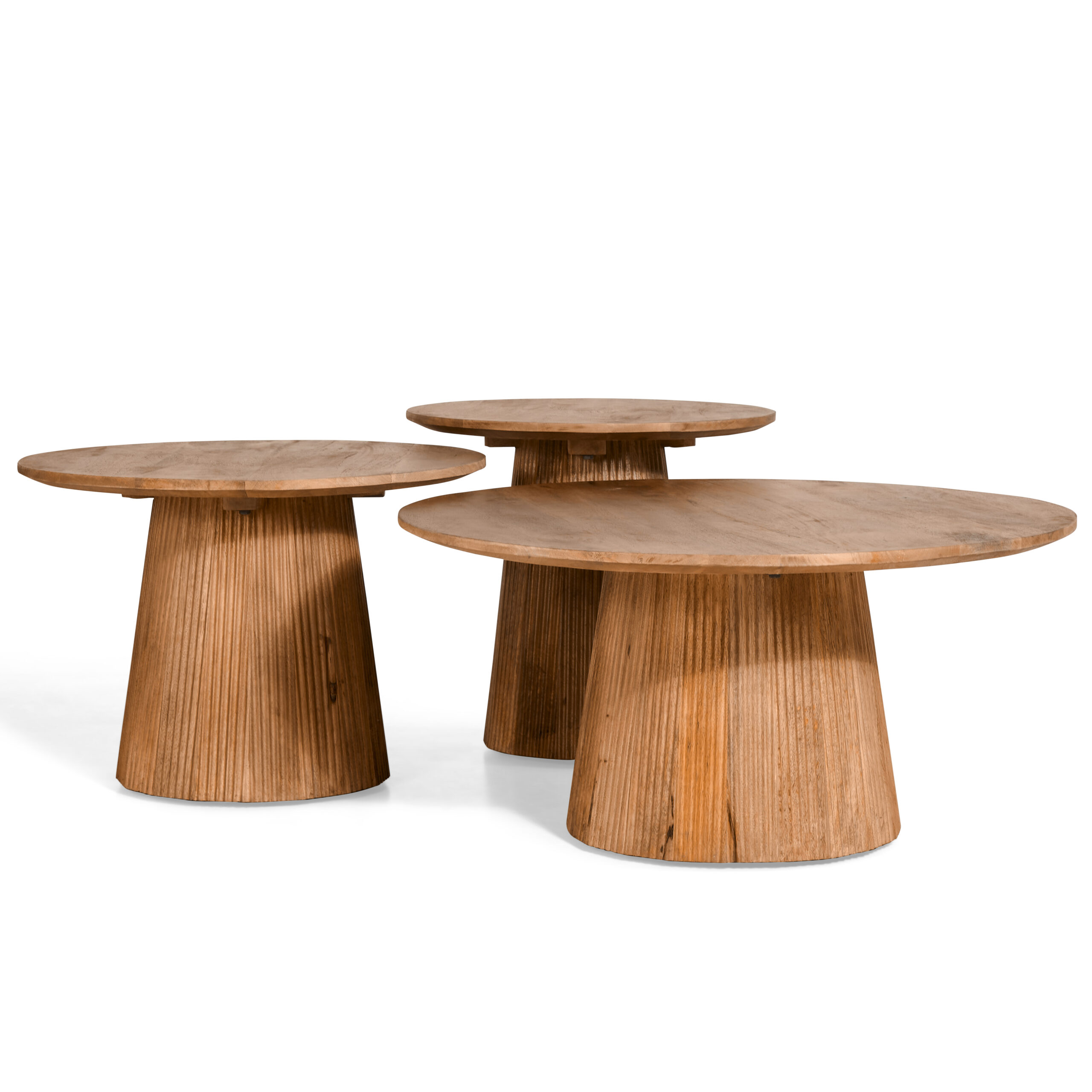 Salontafel Valletta ø80cm | Lichtbruin