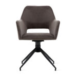 Stoel Vigo Fluweel Grijs | Online Only