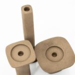 Kaarsenhouder Squand small – Bruin | Bruin