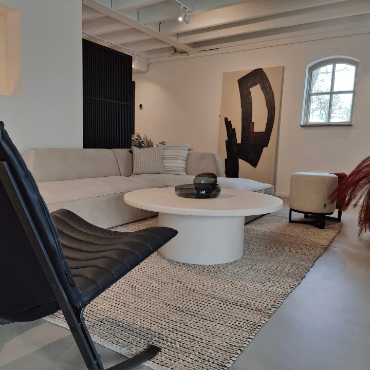 Salontafel Lucca Beton ciré ø90x40cm