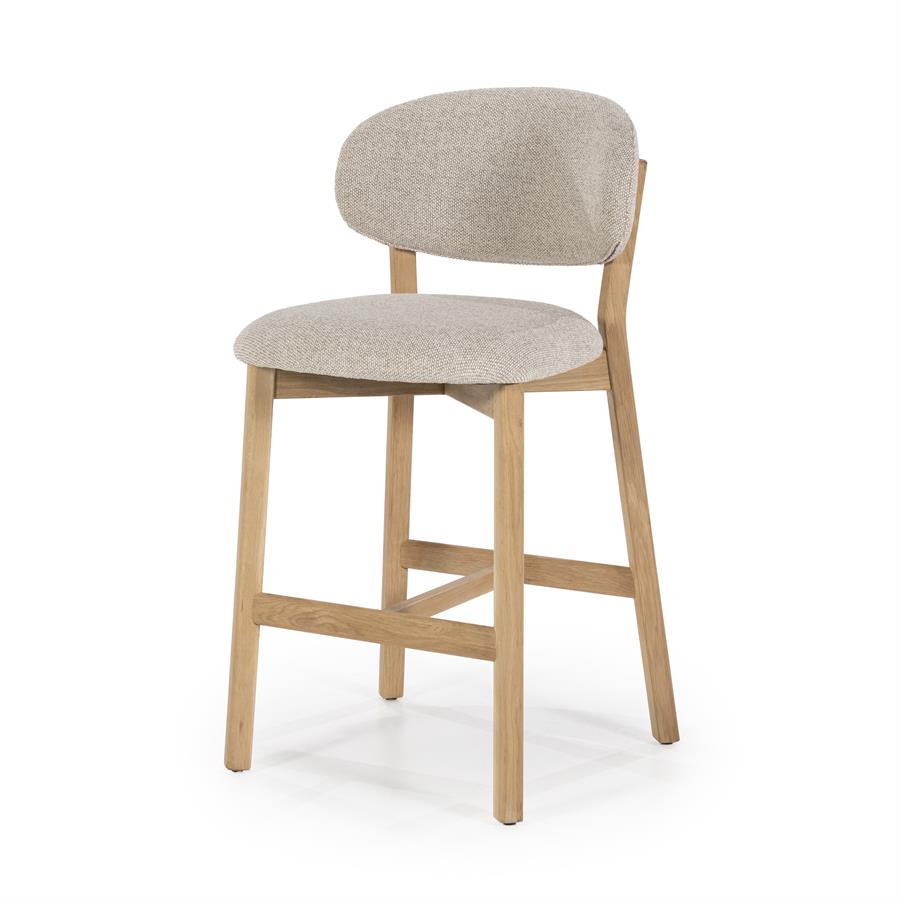 Barstoel Mikky naturel Moon | Taupe