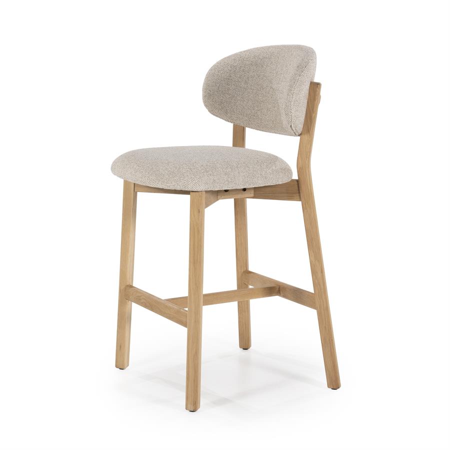 Barstoel Mikky naturel Moon | Taupe