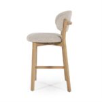 Barstoel Mikky naturel Moon | Taupe