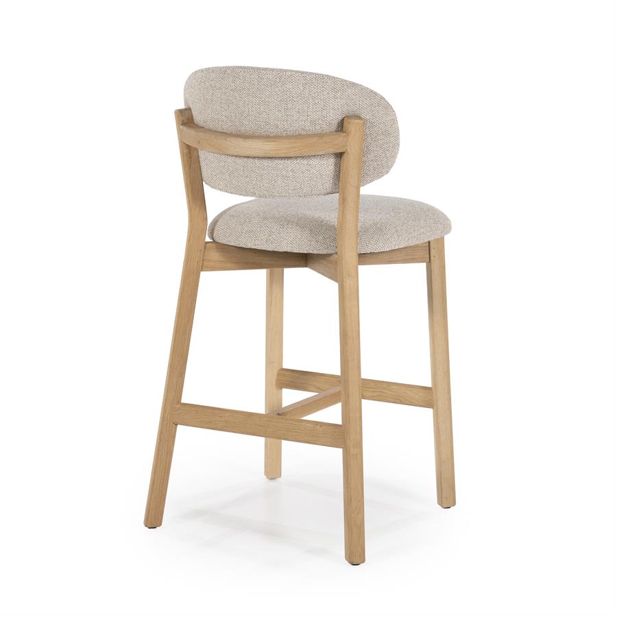 Barstoel Mikky naturel Moon | Taupe