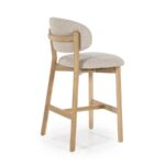 Barstoel Mikky naturel Moon | Taupe