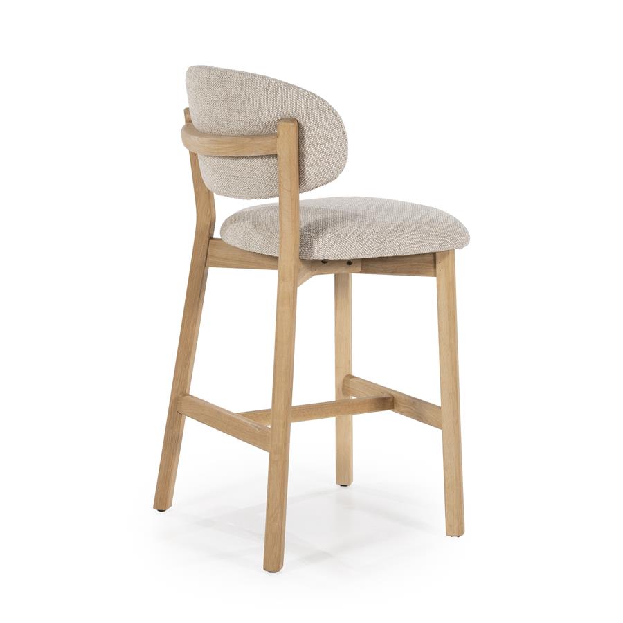 Barstoel Mikky naturel Moon | Taupe