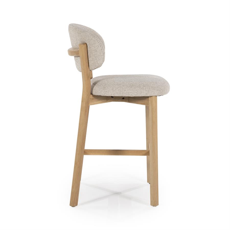 Barstoel Mikky naturel Moon | Taupe