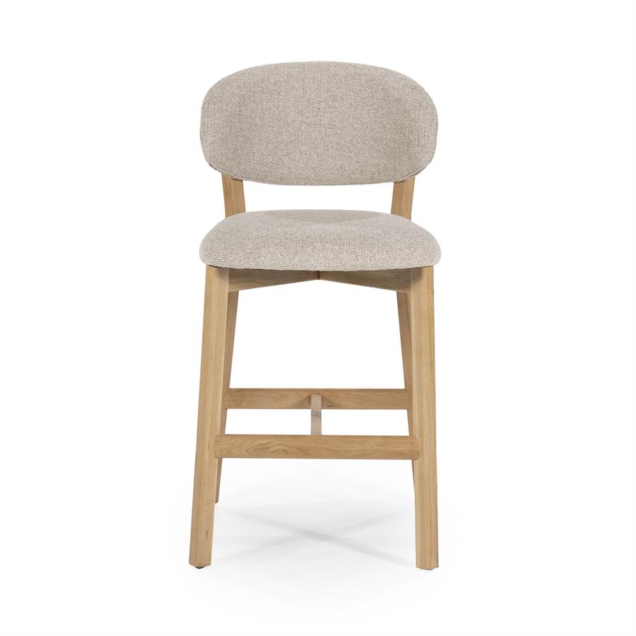 Barstoel Mikky naturel Moon | Taupe
