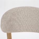 Barstoel Mikky naturel Moon | Taupe
