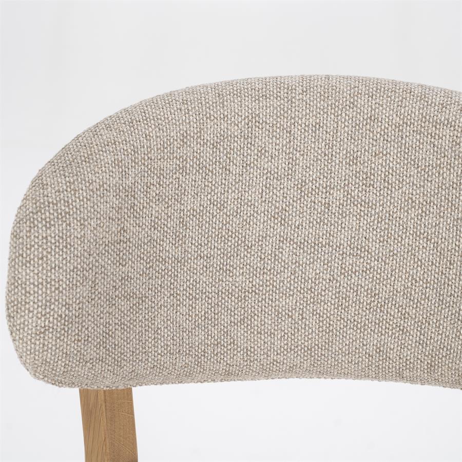 Barstoel Mikky naturel Moon | Taupe