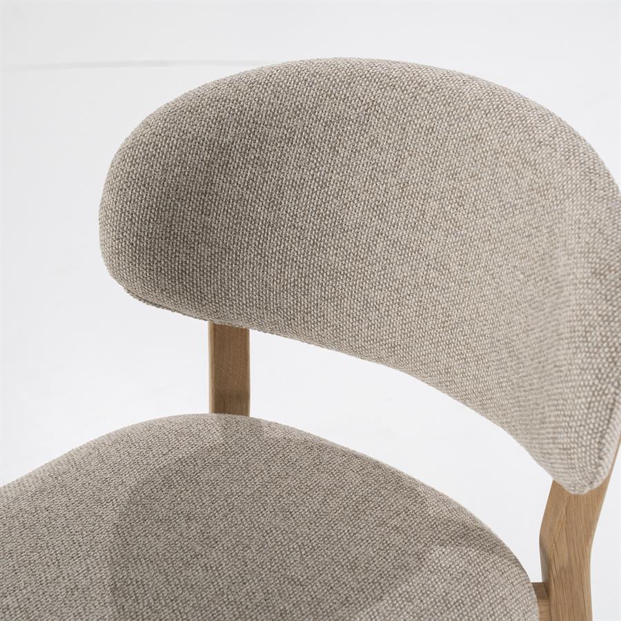 Barstoel Mikky naturel Moon | Taupe
