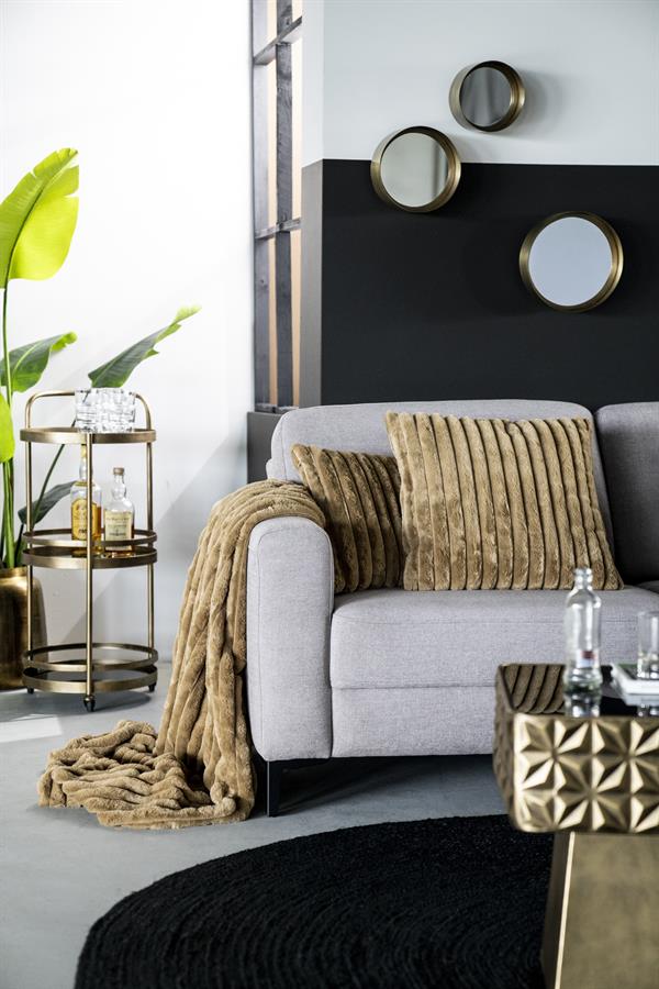 Woonkussen Wuzzy 50×50 cm | Goud