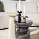 Kaarsenhouder Squand small – Bruin | Bruin