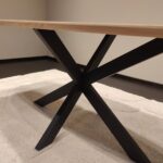 Eettafel Sorbas Deens Ovaal 26mm | 220×110 | Spinpoot | Maatwerk Mogelijk