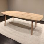 Eettafel Karfoe Deens Ovaal 26mm | 240×110 | Hoekpoten | Maatwerk Mogelijk