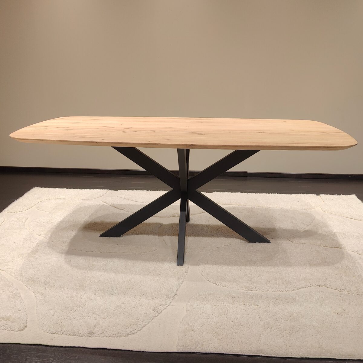 Eettafel Kreta Deens Ovaal Deluxe 200×100 | Spiderpoot | Maatwerk mogelijk