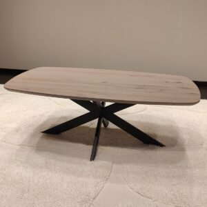 Salontafel Kreta Deens Ovaal 140x70 | Spiderpoot | Maatwerk mogelijk