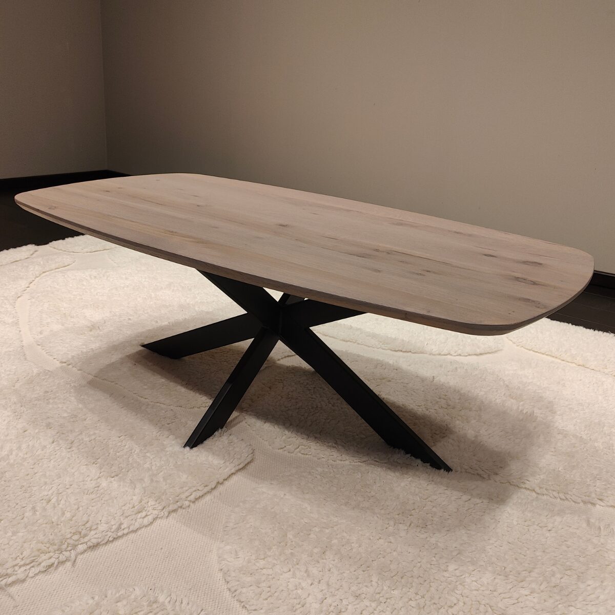 Salontafel Kreta Deens Ovaal 140×70 | Spiderpoot | Maatwerk mogelijk