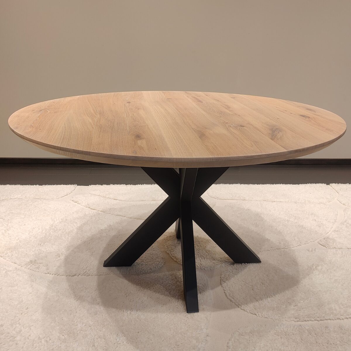 Eettafel Marsala Rond Ø120 | Spiderpoot | Maatwerk mogelijk