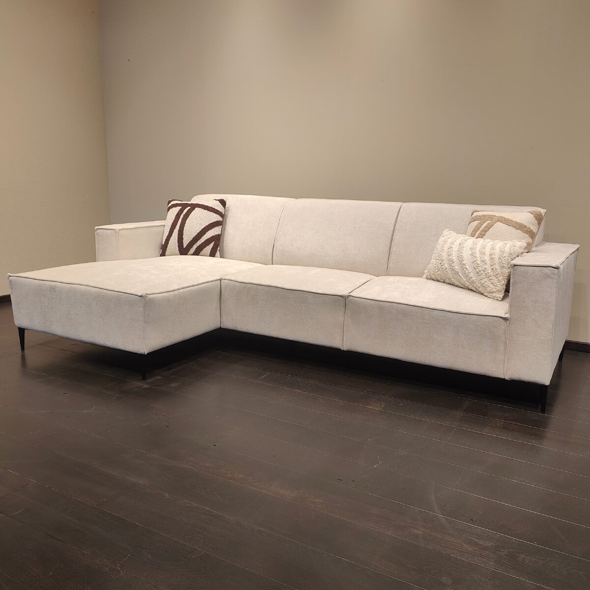 Hoekbank Milaan Links Beige | Showmodel