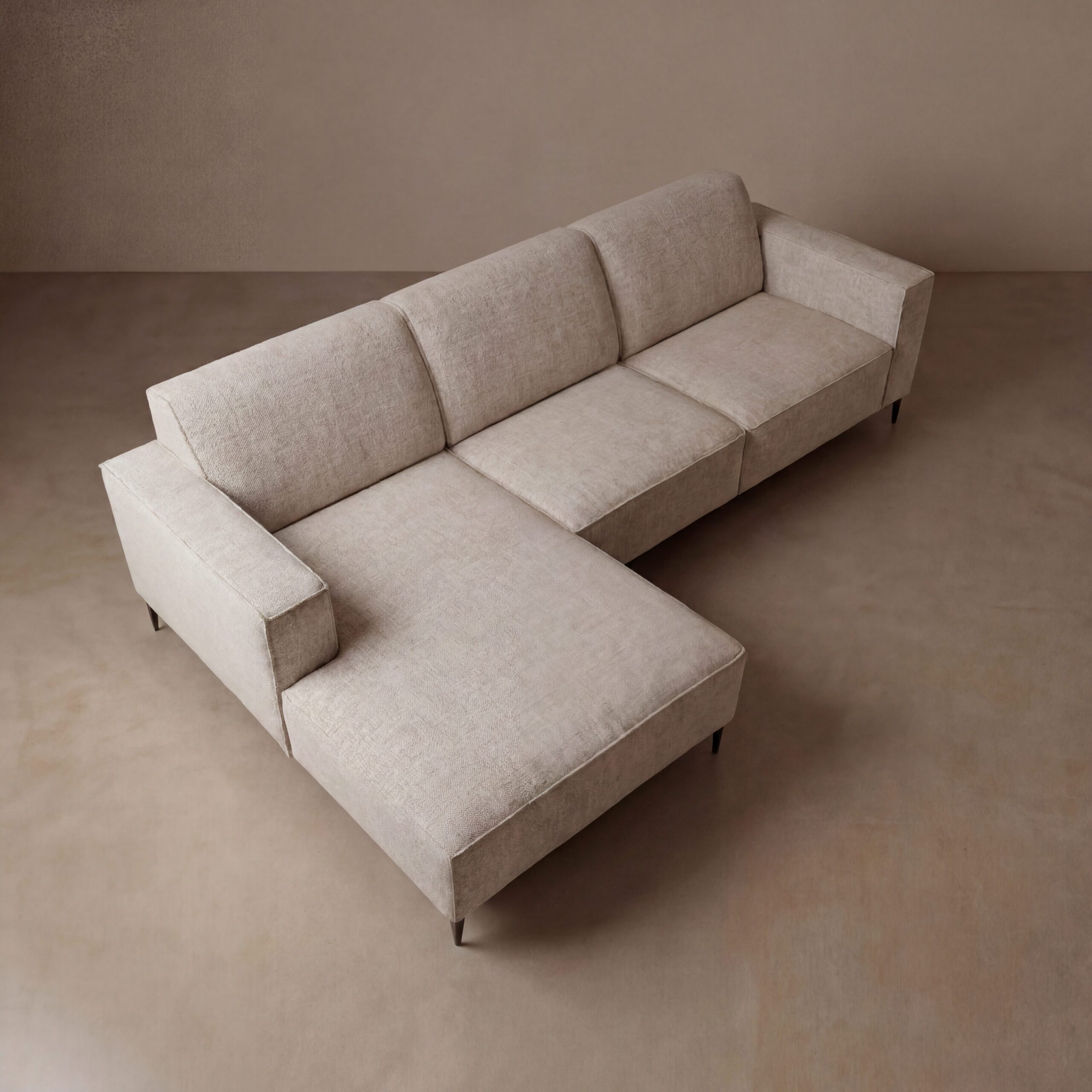 Hoekbank Milaan Links Beige