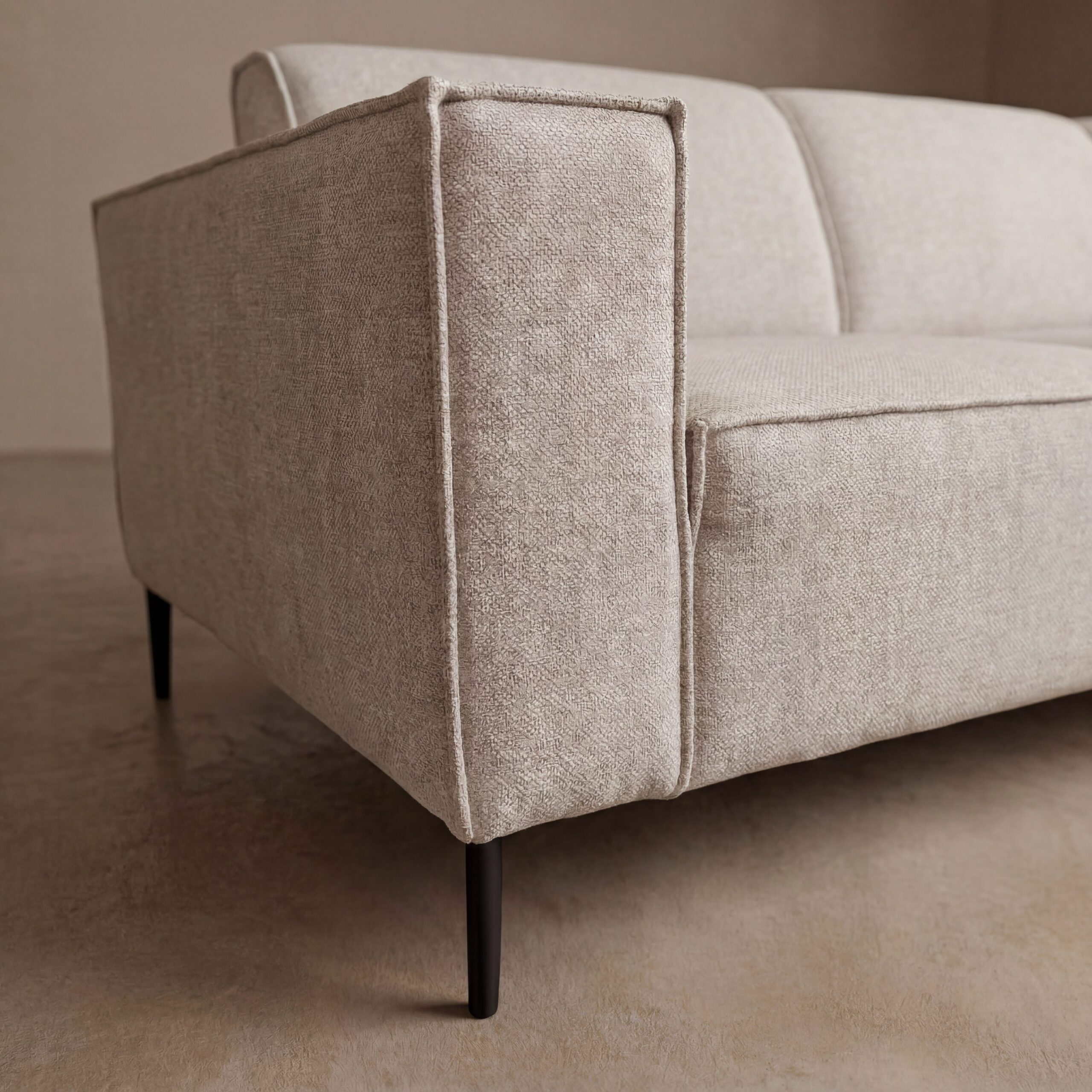 Hoekbank Milaan Rechts Beige