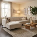 Hoekbank Milaan Links Beige