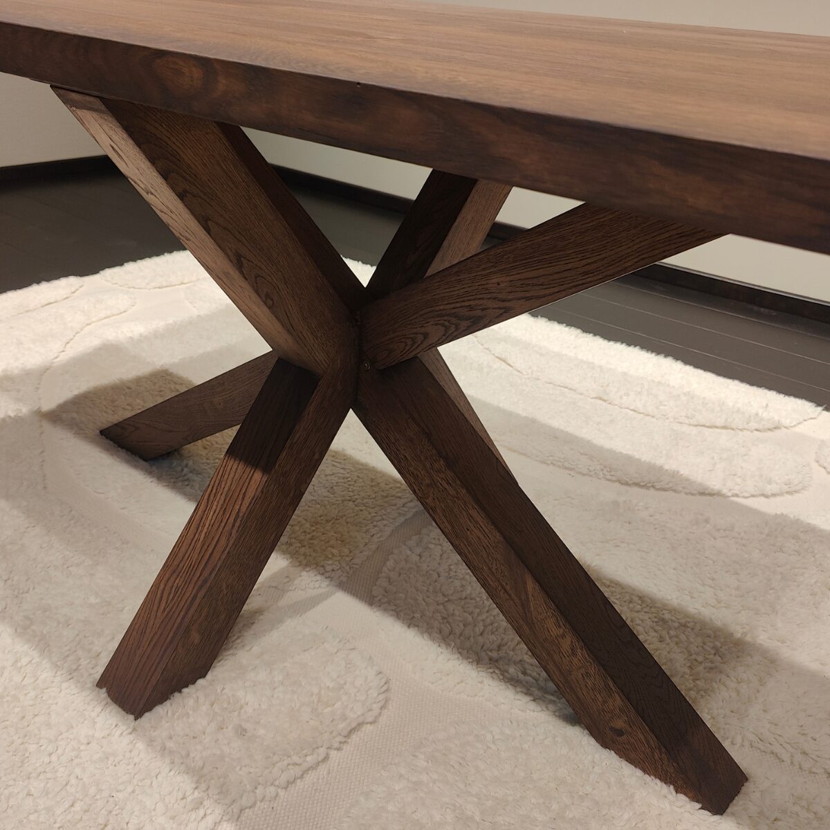 Eettafel Porto Rechthoekig 140×70 | Spiderpoot Eiken | Maatwerk mogelijk