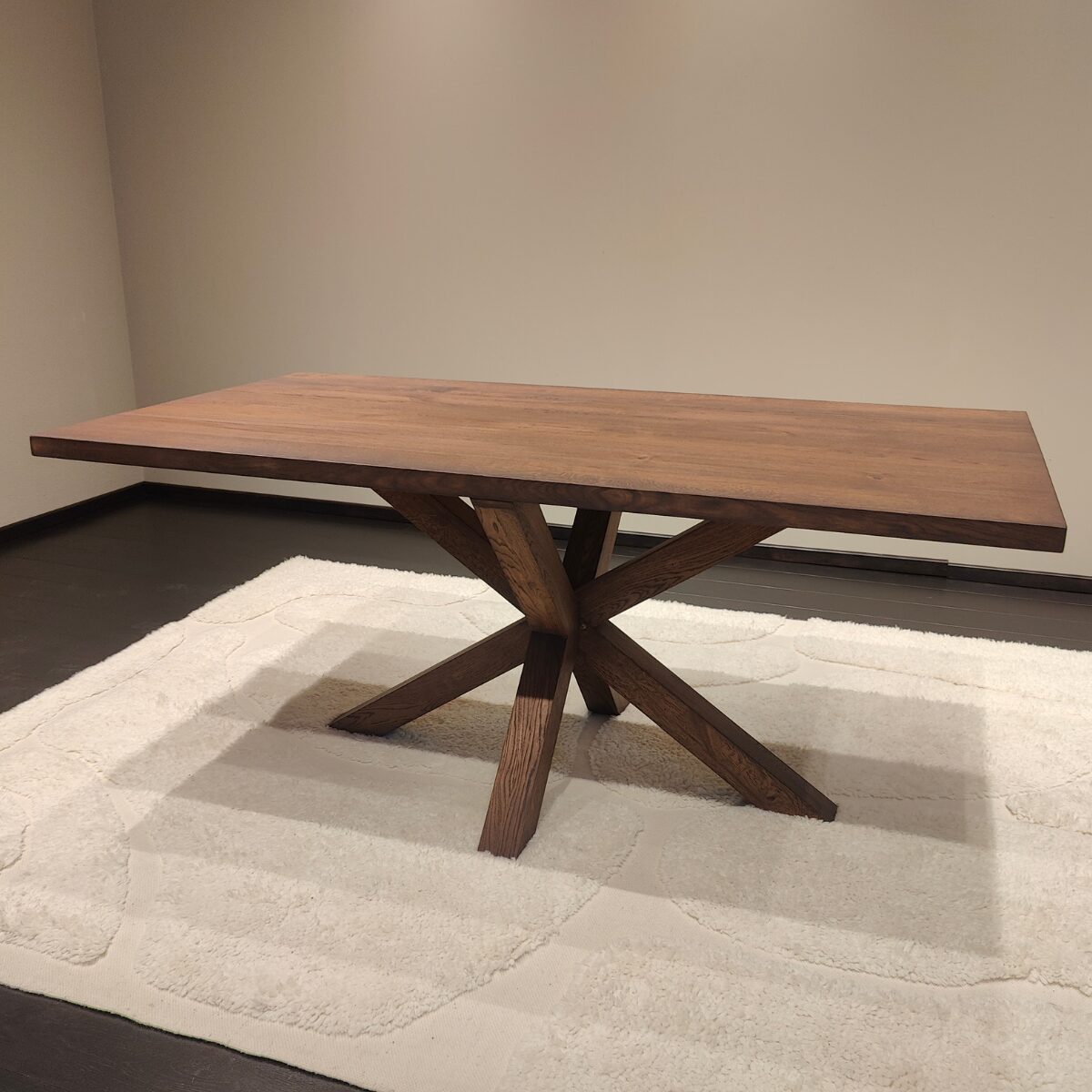 Eettafel Porto Rechthoekig 140×70 | Spiderpoot Eiken | Maatwerk mogelijk