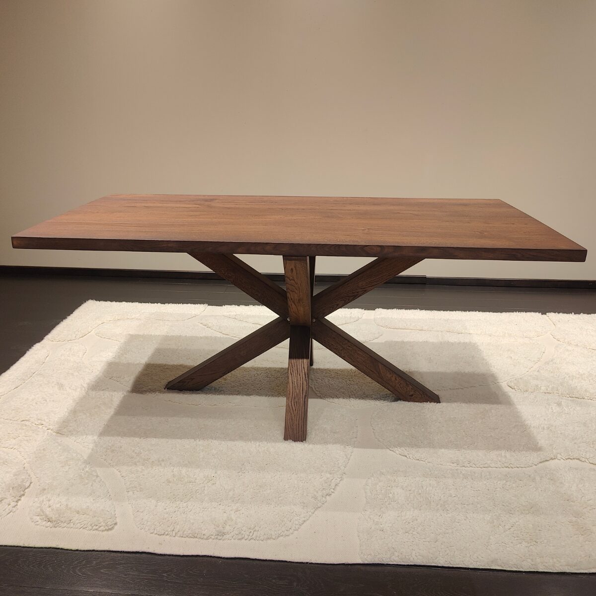Eettafel Porto Rechthoekig 140×70 | Spiderpoot Eiken | Maatwerk mogelijk