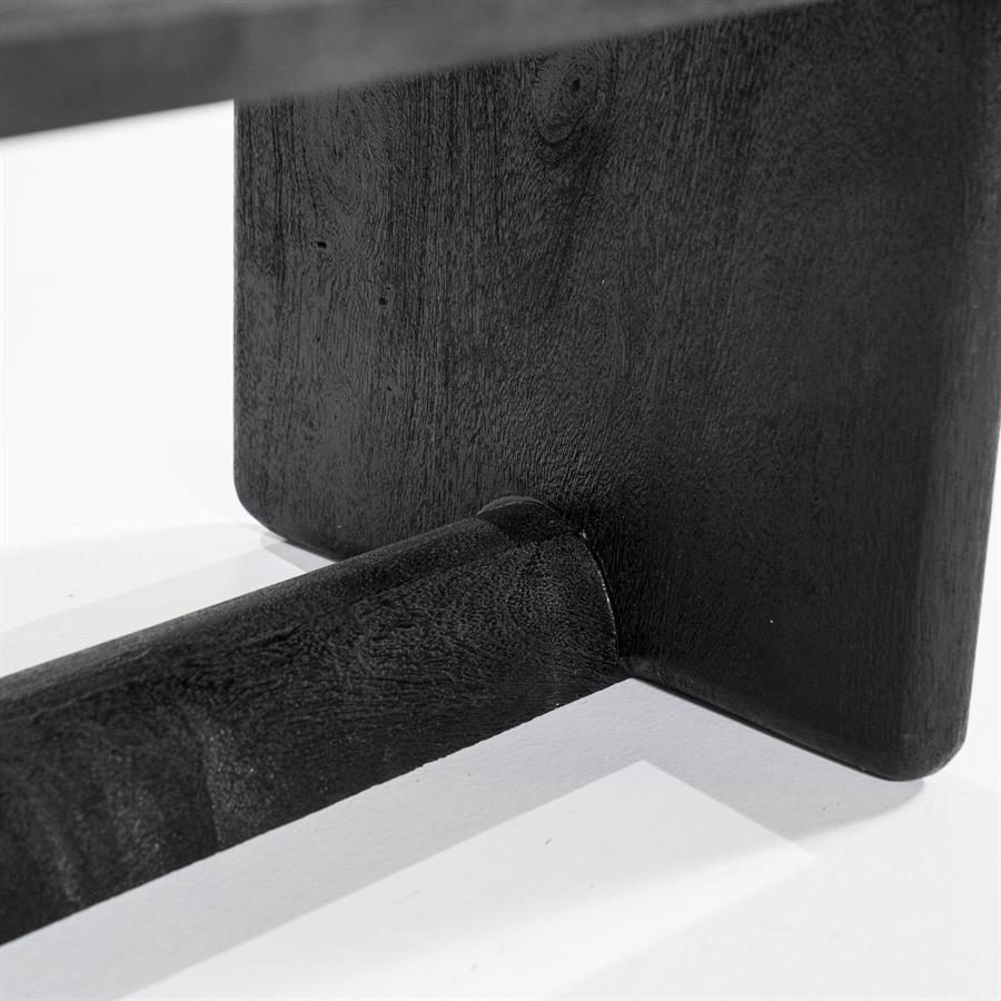 Bijzettafel Donn | Zwart