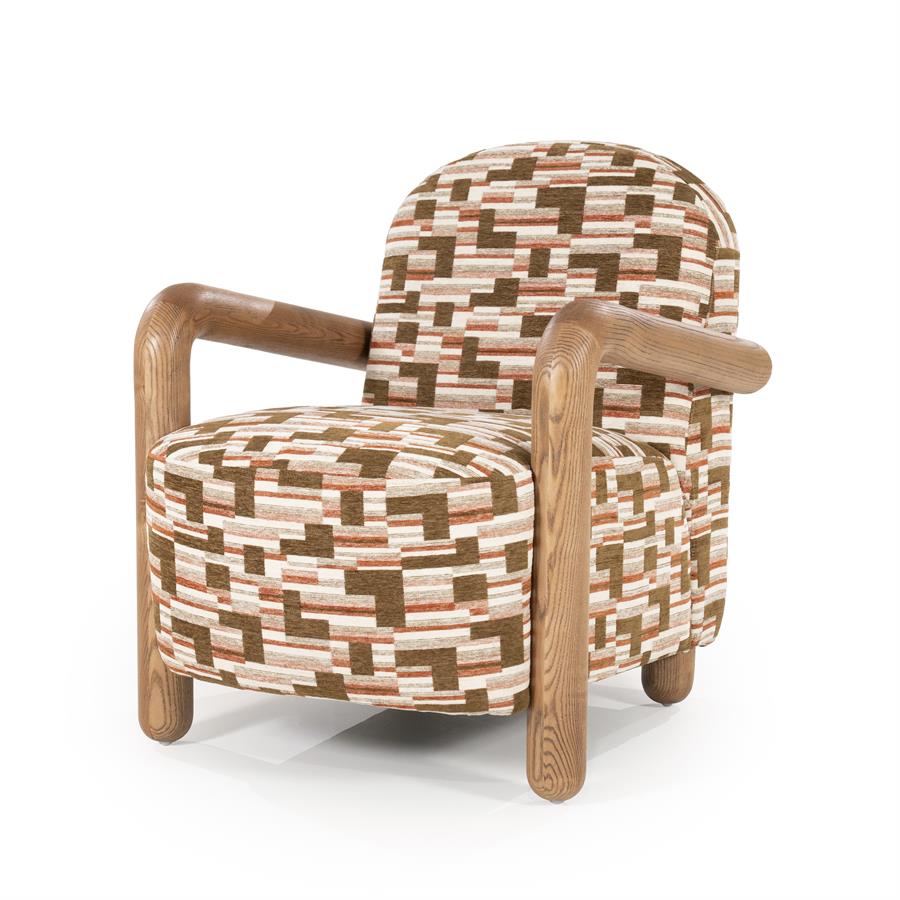 Fauteuil Retrova – print | Veelkleurig