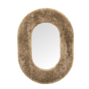 Spiegel Kiss small | Bruin