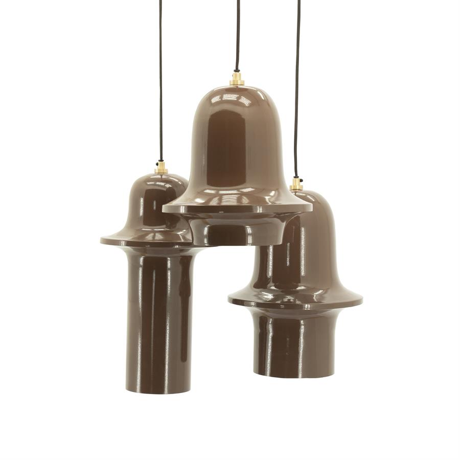 Hanglamp Bellure cluster | Bruin