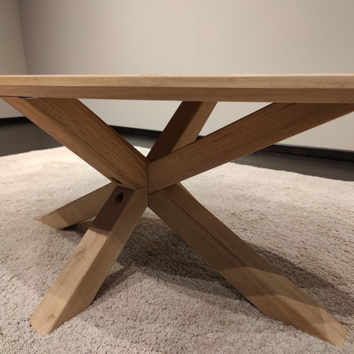 Salontafel Faro 120×70 | Spiderpoot Eiken | Maatwerk mogelijk