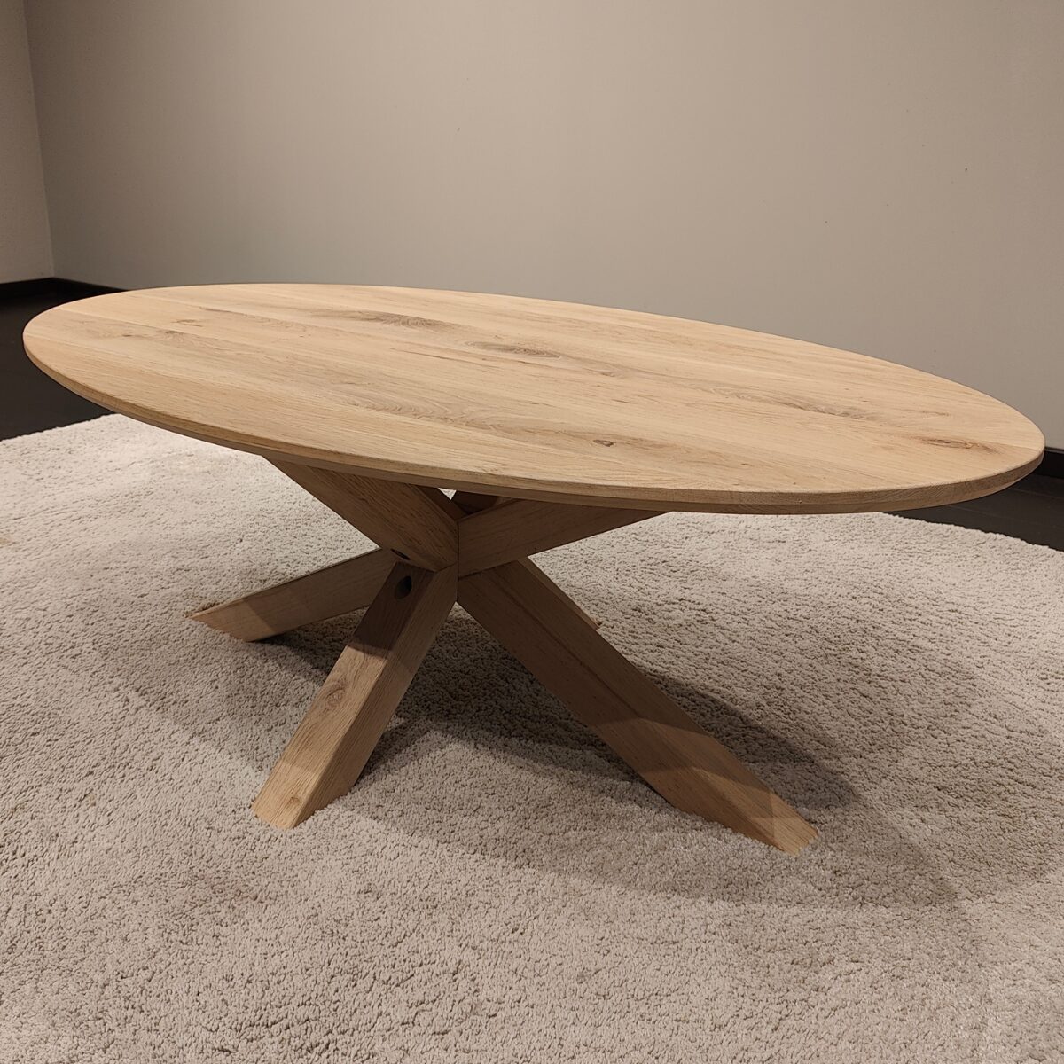 Salontafel Faro 120×70 | Spiderpoot Eiken | Maatwerk mogelijk