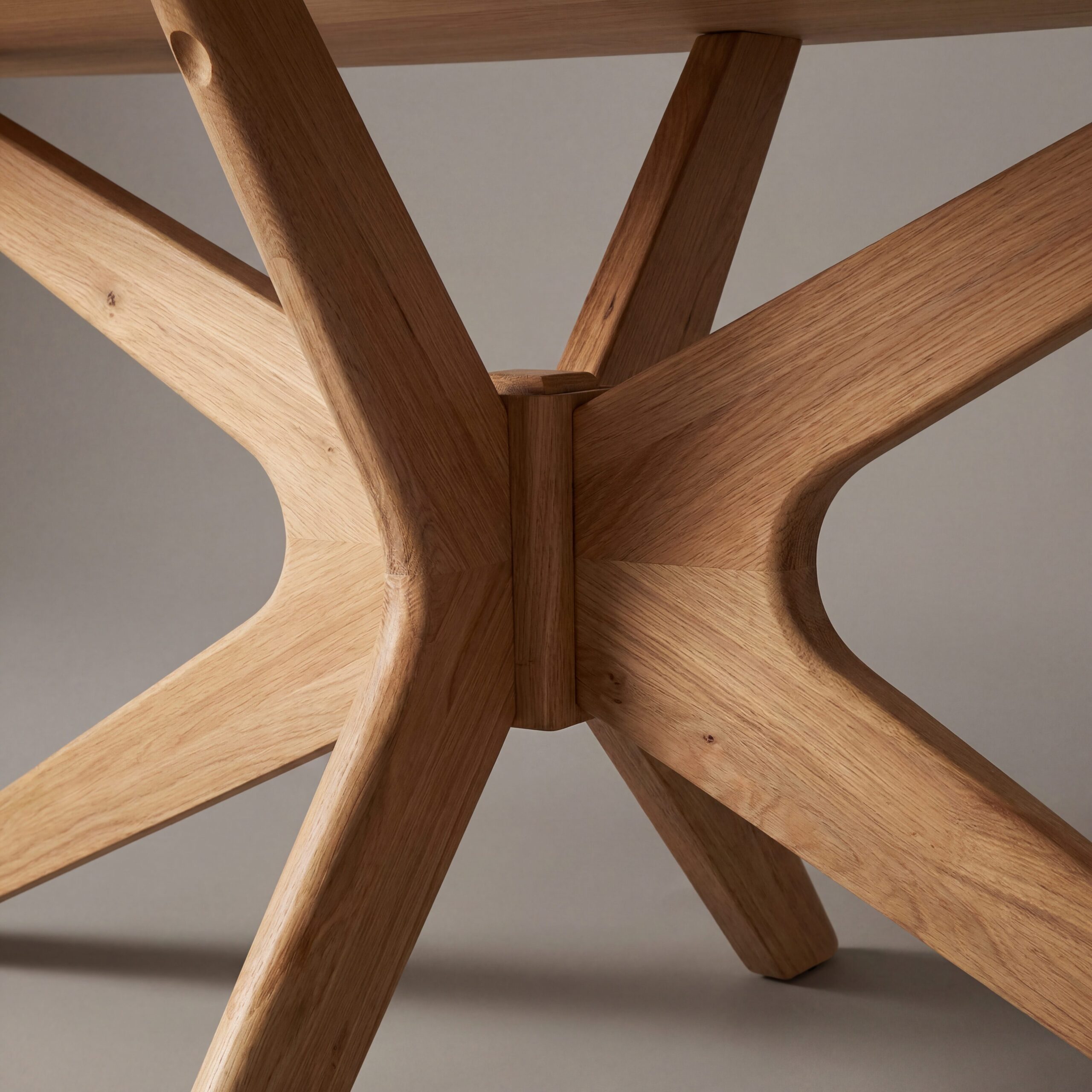 Eettafel Trapani Deens Ovaal 180×100 | Spiderpoot | Naturel