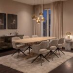 Eettafel Trapani Deens Ovaal 180×100 | Spiderpoot | Naturel